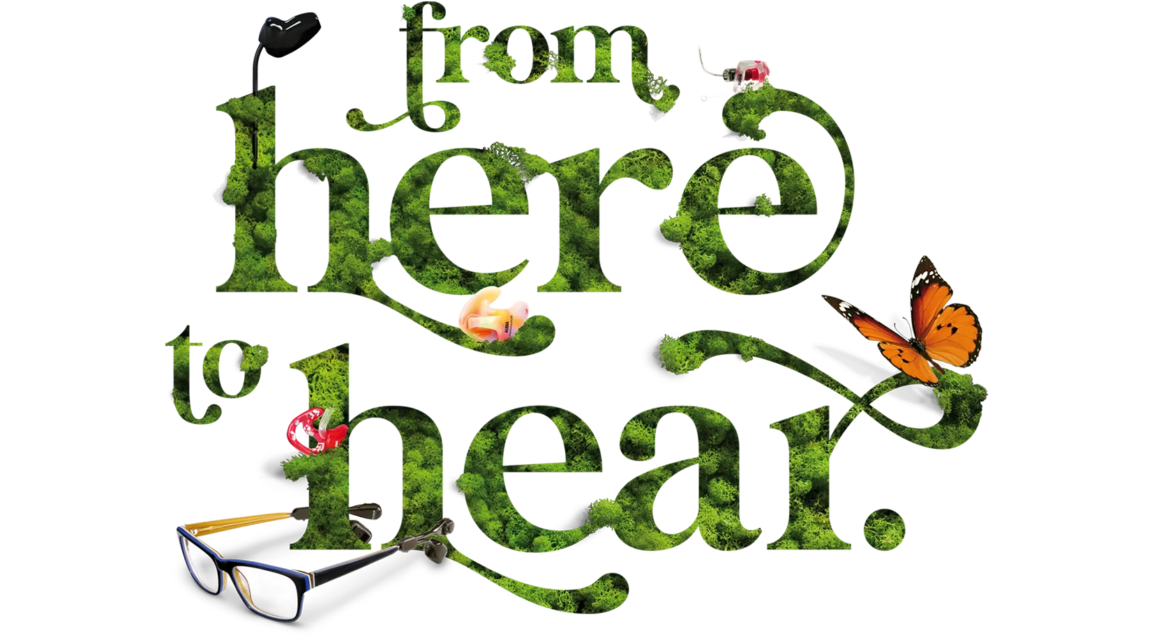 Messestand Audia Akustik – Motiv: From here to hear