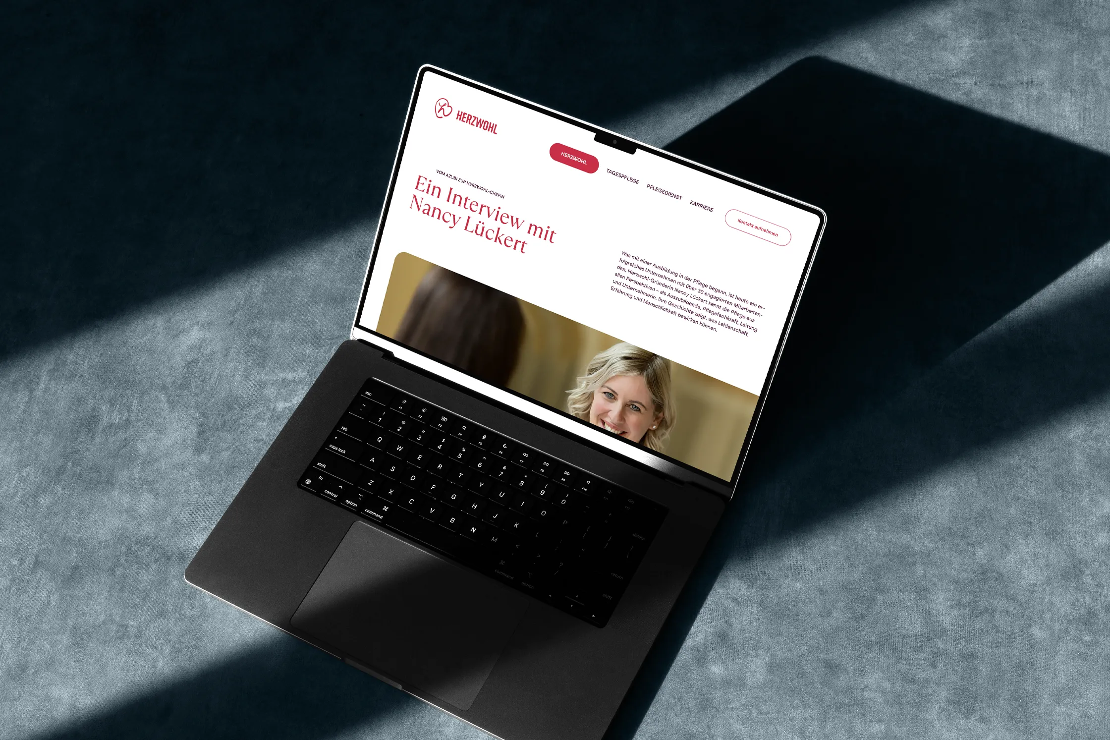 Branding Herzwohl – Website